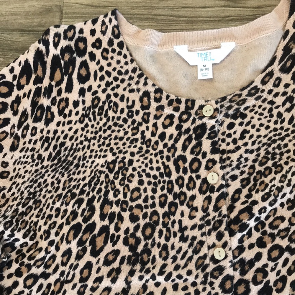 NEW Leopard Print Cardigan Sweater